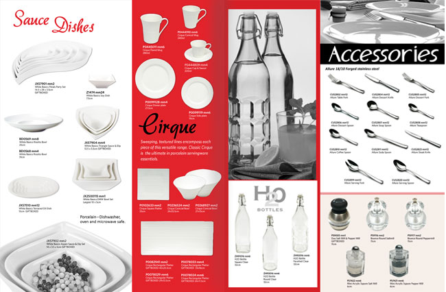tabletop corporate brochure
